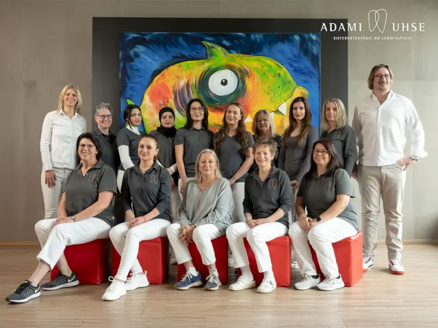 Team der kieferorthopädischen Praxis in Darmstadt